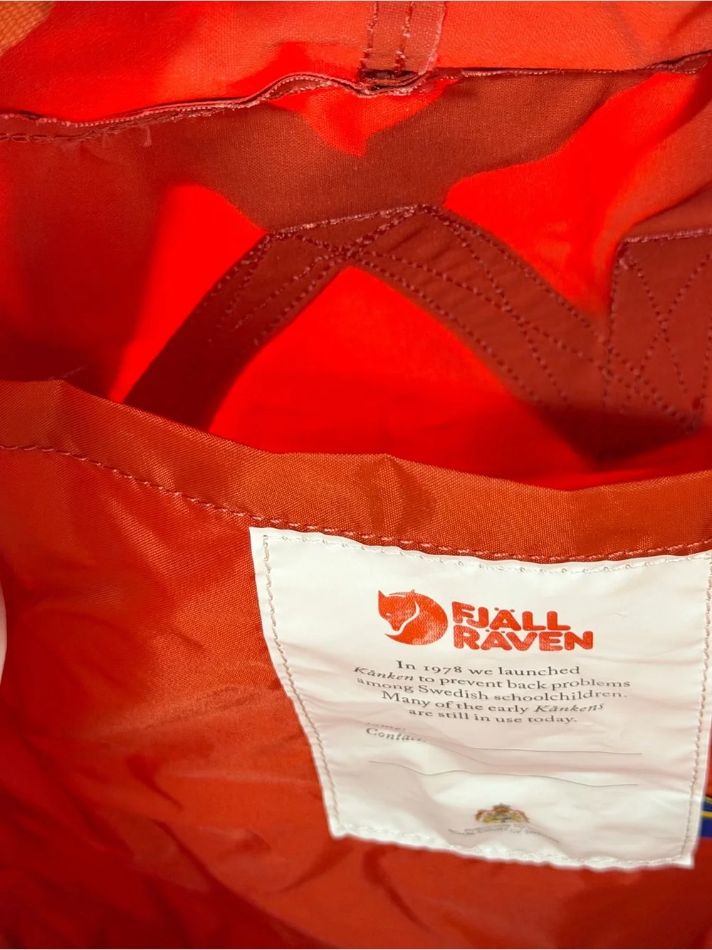 Fjallraven Kanken Classic Backpack Burnt Orange 16L Vinylon Unisex